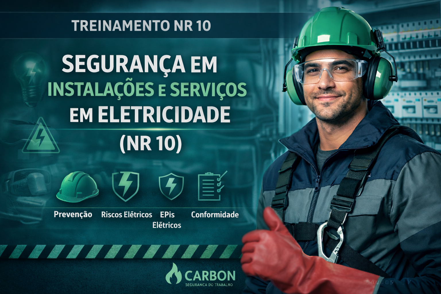 NR 10 – CURSO BÁSICO DE RECICLAGEM – SEGURANÇA E SAÚDE EM TRABALHOS COM ELETRICIDADE