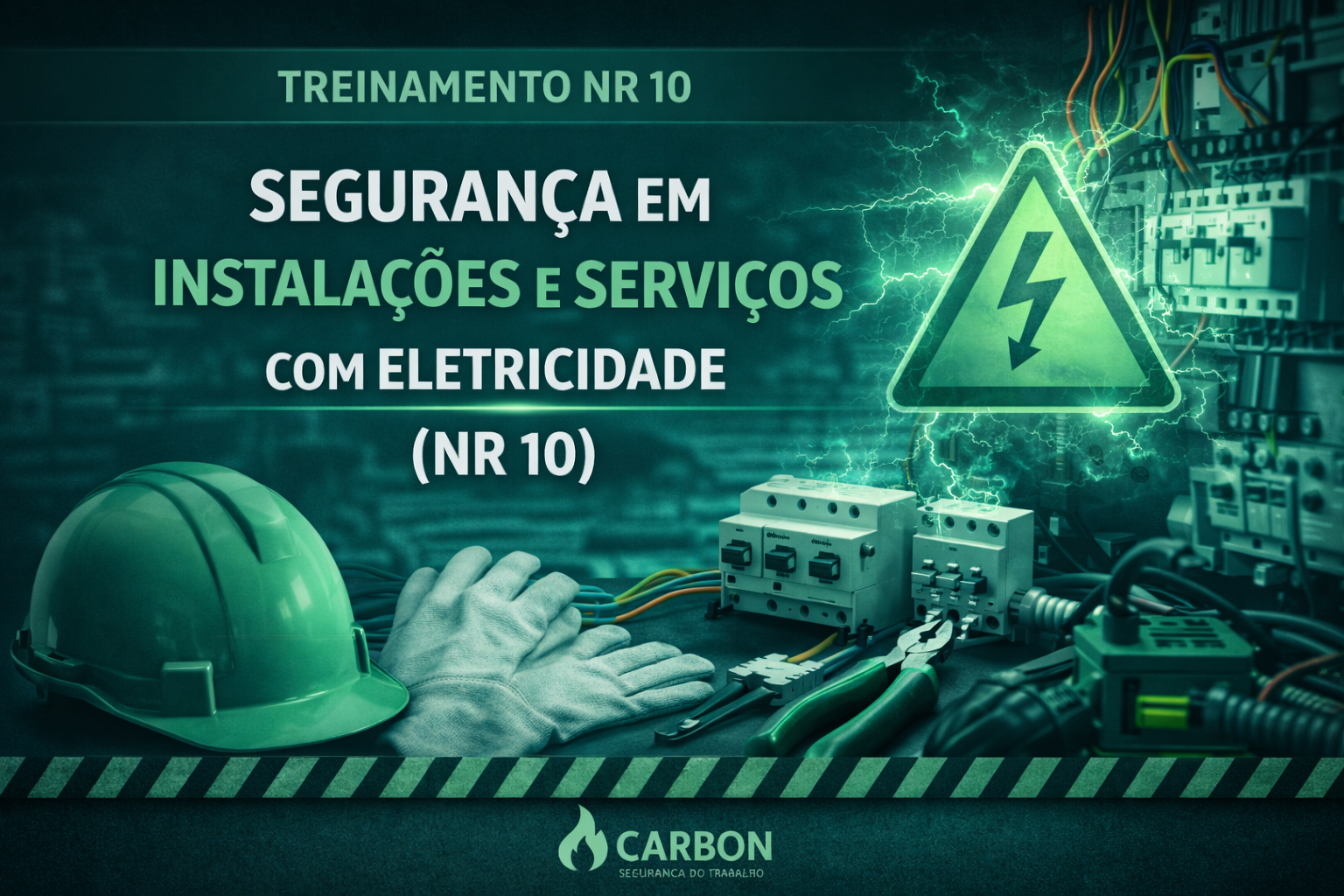 🔹 NR 10 – Segurança em Instalações e Serviços com Eletricidade - Capacitação obrigatória para profissionais que atuam com eletricidade, com foco na prevenção de acidentes, gestão de riscos elétricos e atendimento às exigências legais vigentes.