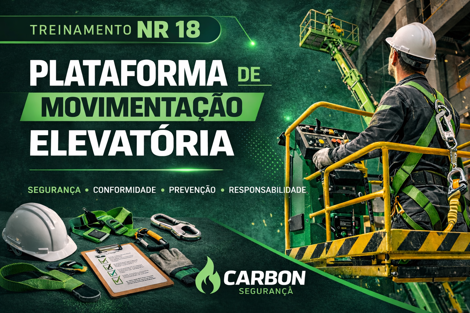 NR 18 – OPERADOR DE PLATAFORMA ELEVATÓRIA MÓVEL DE TRABALHO – PEMT